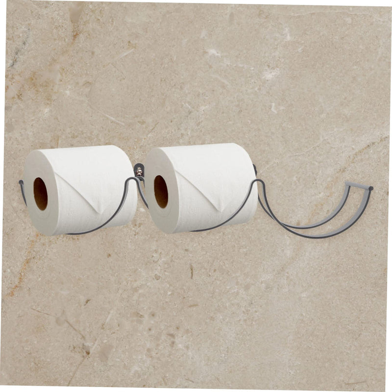 COLLBATH Wall Mounted Toilet Paper Holder with Tissue Shelf and Towel Storage Rack 14.96X4.52X2.16 Inch Space-Saving Bathroom and Kitchen Organizer Durable Metal Construction