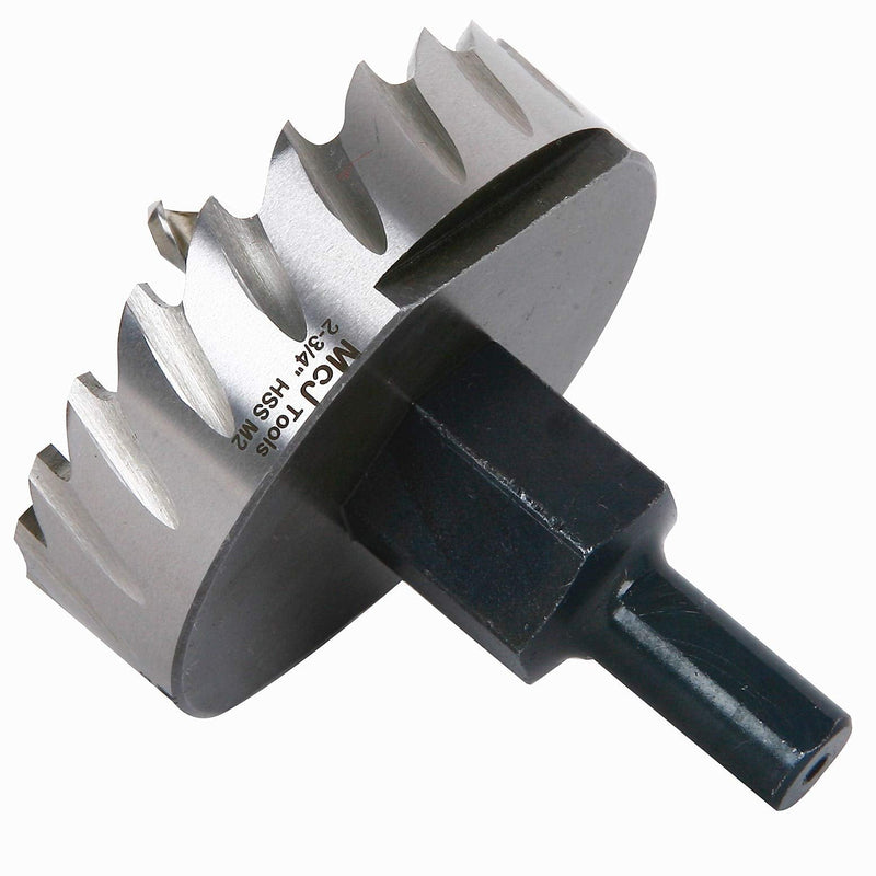 McJ Tools 2-3/4 Inch HSS M2 Drill Bit Hole Saw for Metal, Steel, Iron, Alloy, Ideal for Electricians, Plumbers, DIYs, Metal Professionals