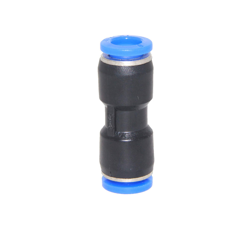 Beduan Push to Connect Fitting, 5/32" Tube OD Pneumatic Quick Adapter Tubing Air Hose Line Pipe Fitting (Pack of 12) ‎4mm or 5/32"(12Pcs)