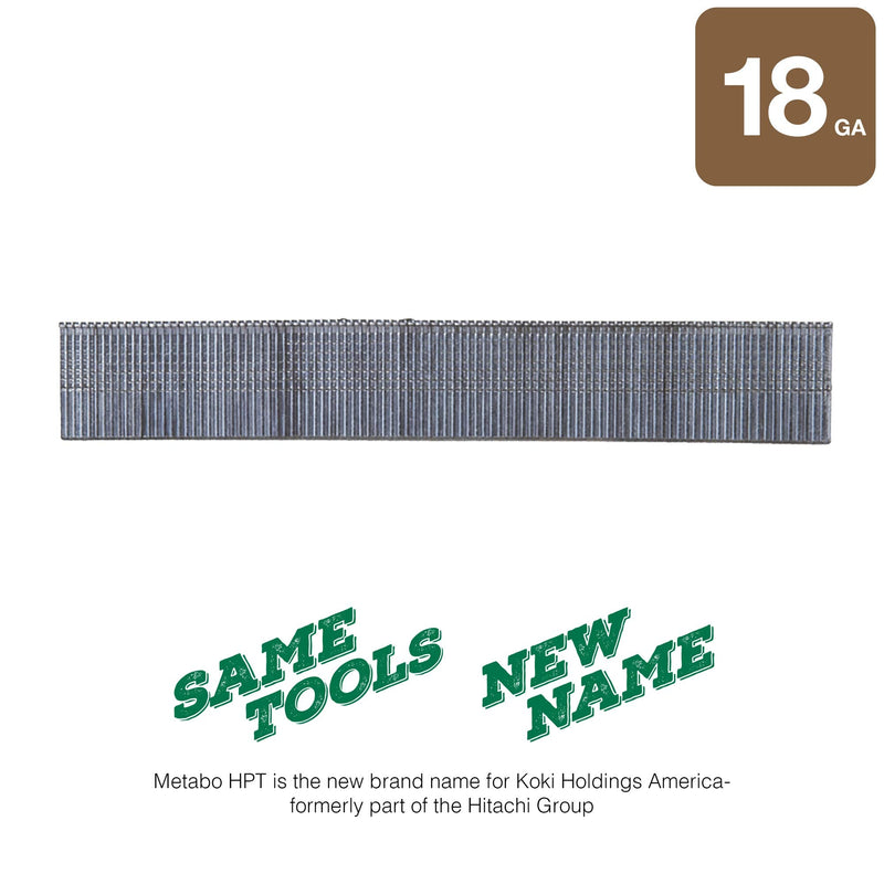 Metabo HPT Brad Nails | 1-Inch x 18 Gauge | Smooth | Electro Galvanized | 1,000 Count | 24102THPT 1-Inch x 18 GA - NewNest Australia