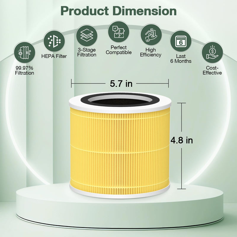 AP100 AP102 Pet Care Filter Compatible with AromaRoom AP100/AP102 Series