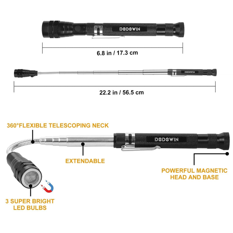 DODOWIN Magnetic Pickup Tools, Men Dad Gifts for Fathers Day from Daughter Son Wife, Telescoping Magnet Pickup Tool, Cool Birthday Gifts for Grandpa Husband Boyfriend Women - NewNest Australia