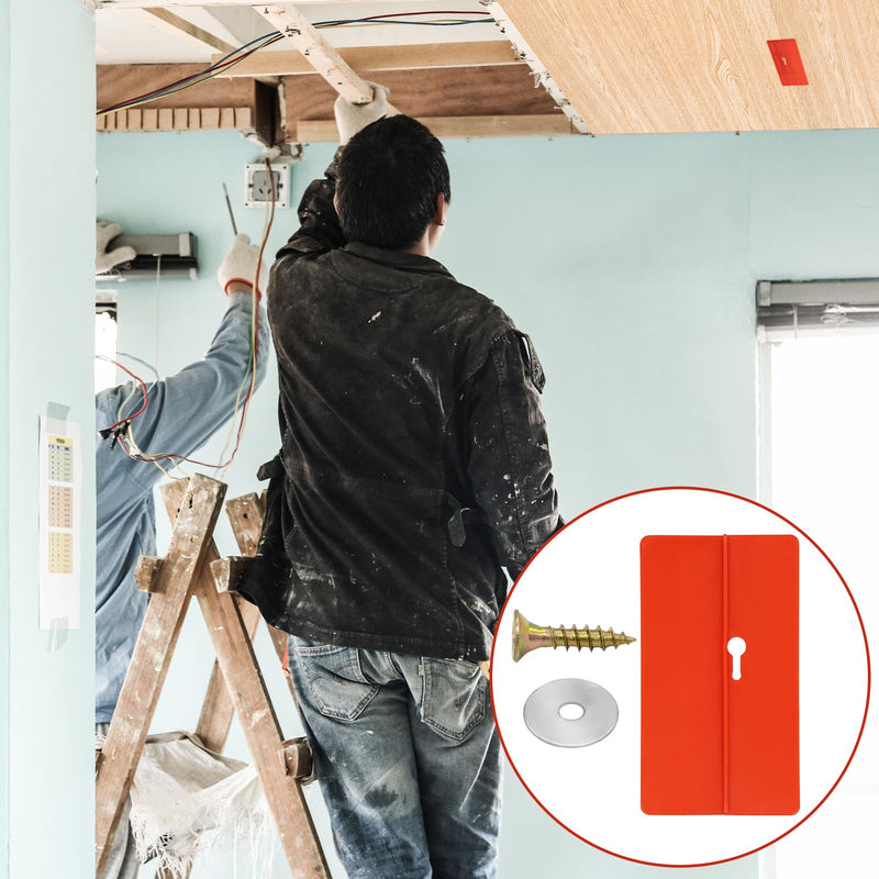 10 Pcs Drywall Fitting Tool Support The Plaster Board in Place While Installing Ceiling Positioning Plate Labor-Saving Lifter Carpenter Tool Suitable for Ceiling, Sloped Wall & High Wall Installation