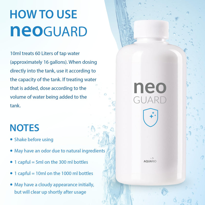 Neo Guard - Phosphate Remover & Algae Prevention Solution for Aquariums - Prevents Algae Growth, Removes Excess Phosphates, Maintains Clear Water - Water Conditioner for Aquarium Tank - 300ml