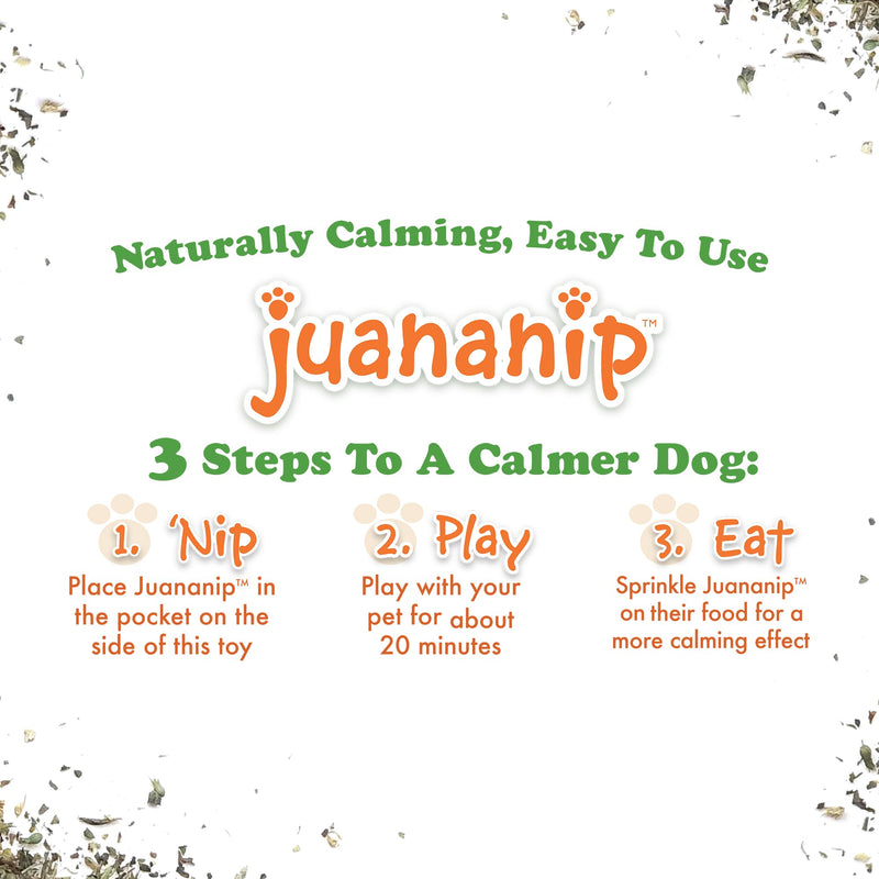 Doggijuana Juananip™ Refill Jar | Hand Harvested Organic Ground Catnip for Dogs | Naturally Calming for Anxiety, Stress | Grown in the USA Juananip Jar