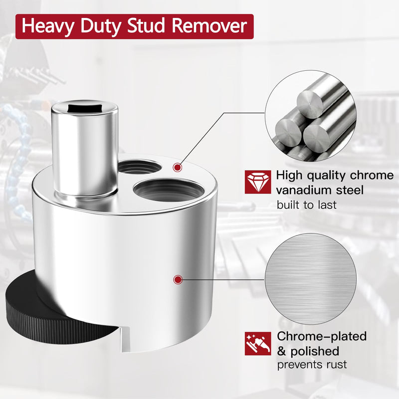 LCGP Stud Extrator Tool, Stud Remover Fit for 1/4" to 3/4" (6 to 19mm), Ideal Stud Extractor for Broken, Seized Nuts, Grip Damaged Bolts 1/4-inch to 1/2-inch (6mm to 12mm) Studs