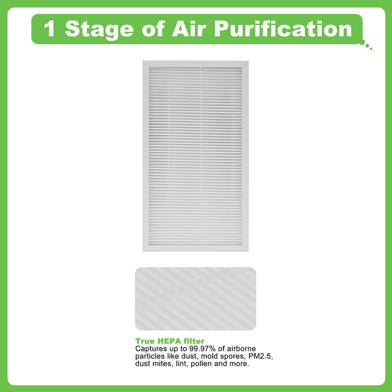 F1 Filter Allergen Reduction, Replacement Filter Compatible with Filtrete C01 T02 Room Air Purifier FAP-C01-F1 and FAP-T02-F1,2 Pack 2