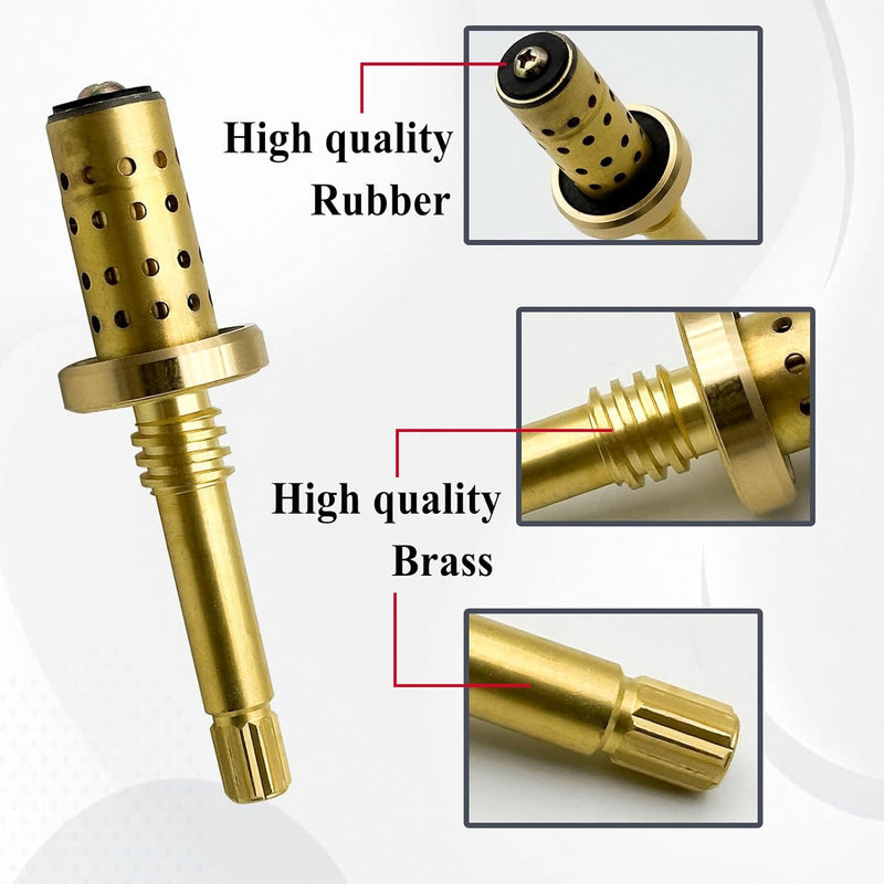 5Pcs TA-10 Flow Control Spindle Assembly, Replace Cartridge Spindle, Brass