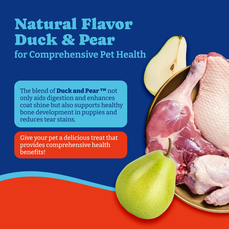 Dog Allergy Relief Chews - Immune Support & Itch Relief with Colostrum, Astragalus Root, 6-Strain Gut Health Blend - Duck & Pear Flavor, 160 Count - PawsPlanet Australia