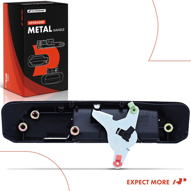 A-Premium Upgraded Metal Tailgate Handle Liftgate Latch Handle with Camera Hole Compatible with Toyota Tacoma 2009-2015, Textured Black, Replace# 69090-04020-MT