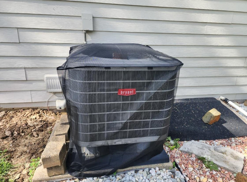 Central Air conditioner Covers for Outside, Larger Mesh AC Unit Covers Outdoor (24X24X30) 24X24X30inch