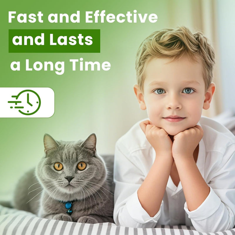 Cat Pheromone Diffuser to Calm Cats - Calming Diffuser Kit with 2 Plug-Ins & 6 Refills, Stress & Anxiety Relief to Help Reduce Fighting, Drug-Free for Peace at Home