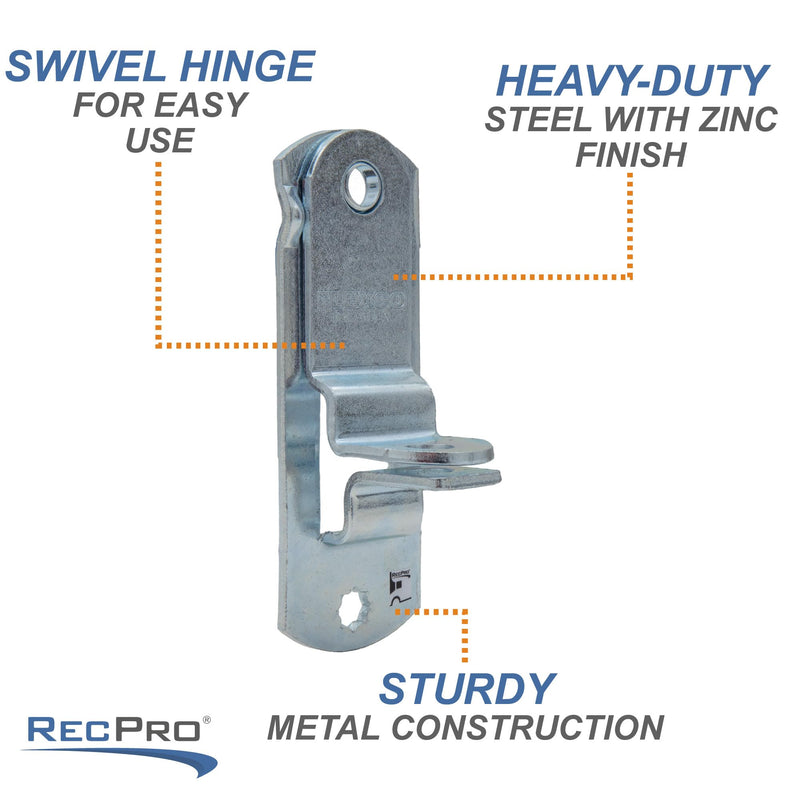 RecPro Trailer Cam-Action Hasp Lock Mechanism | Enclosed Trailer Door Latch | Made in USA (2) 2