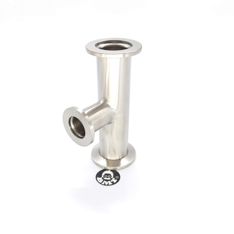 bmotiontech Superior Grade - Unequal Tee Fitting with ISO-KF KF25 Flange to KF16 Flange KF25 to KF16 unequal TEE