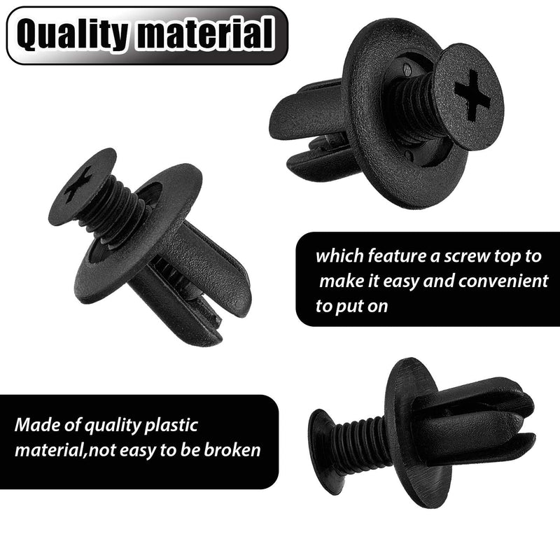 Mudder 20 Pieces Dishwasher Kick Plate Trim Retainer Fastener Plastic Rivets Clips Compatible with Kenmore, Kitchenaid, Replace