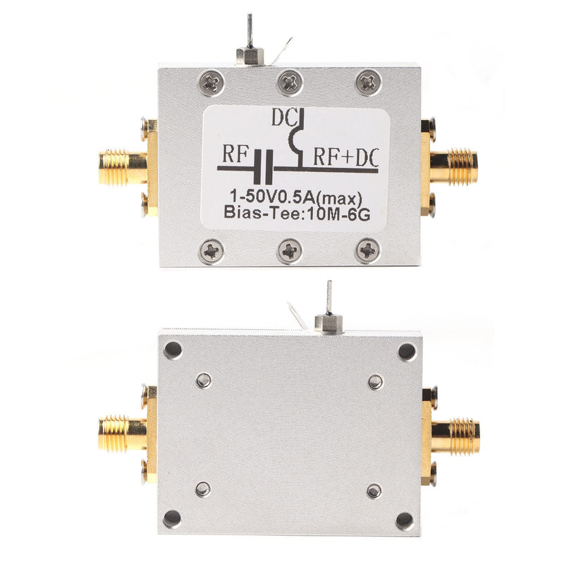 for Optical Fiber Communication Broadband 1 Pcs 10Mhz 6Ghz Bias Tee 10Mhz 6Ghz Broadband Radio Frequency Microwave Coaxial Bias Blog Rtlsdr Quad Sdr
