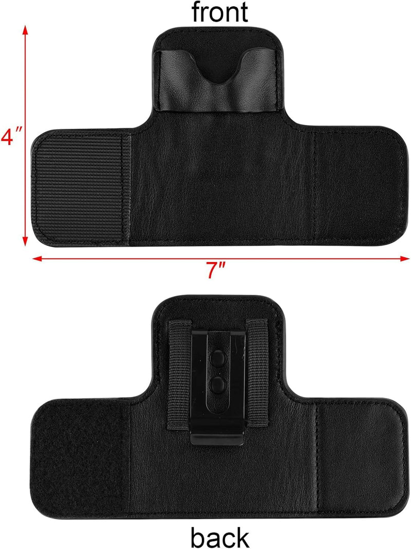 Beautyflier PU Leather Stethoscope Holder with Clip for All Models, Stethoscope Case for 3M Littmann Classic III, 1 Pcs EVA Stethoscope Carrying Case + 1 Pcs Holder (Stethoscope Not Included)