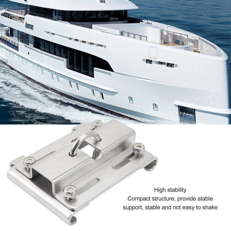 Acouto Rail Mount Anchor Bracket Marine Grade Stainless Steel Boat Rail Mount Anchor Bracket Vertical Mount Anchor Holder for Boats Ships Yachts (Small 8585SE2 7/8 to 1 in Rails) Small 8585SE2 7/8 to 1 in Rails
