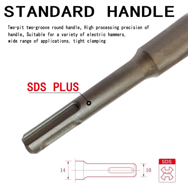 3" Wide SDS Plus Chisel, Tile Removal Tool, SDS Chisel Drill Bit, Thin Layer Removal Tool, Wall and Floor Thin Layer Removal Slotting Chisel, SDS Plus Drill Bit, Renovation Spatula Tool, (3" X 6.5")