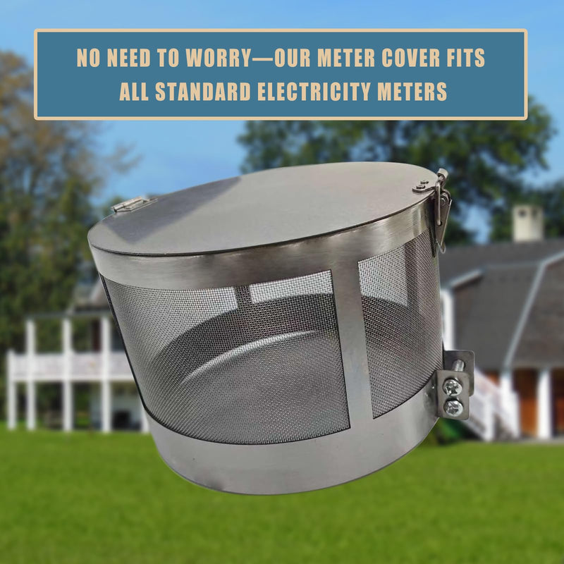 Faraday Cage for Smart Meter Cover E mf Blocker for Home Electric Meter Cover Shield Made with 304 Metal E mf Shield R adiation Protection