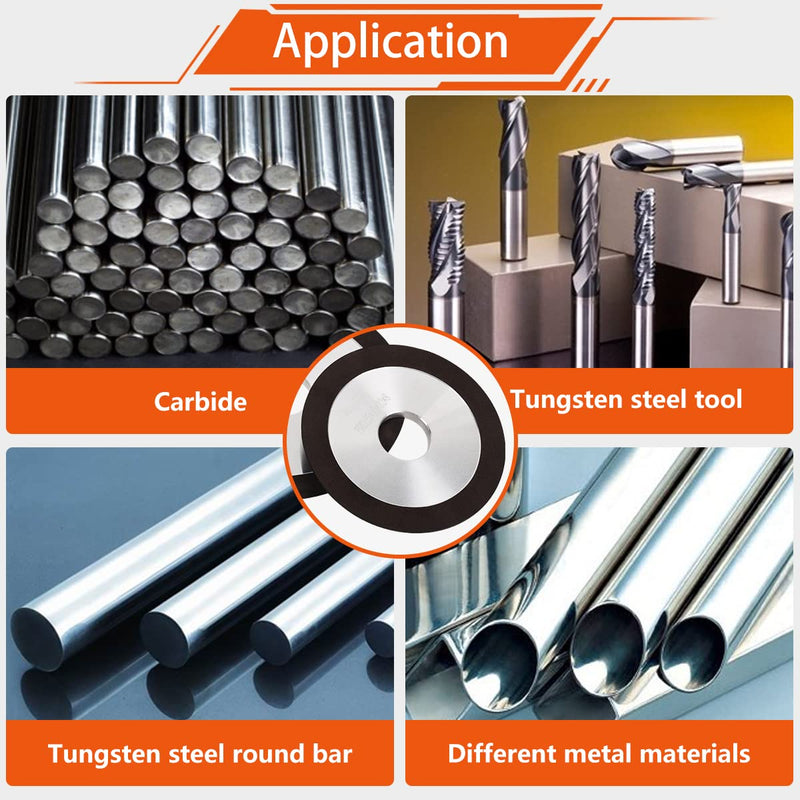 5inch Tapered Plain Resin Diamond Grinding Wheel to Grind Carbide Hard Steel 150 Grit 125x10x32x8mm