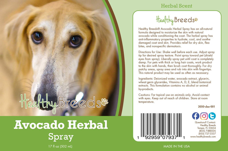 Healthy Breeds Sloughi Avocado Herbal Spray 17 oz