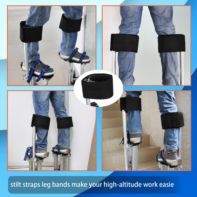Drywall Stilt Straps,Comfortable Stability Suitable for All Day Wear, Heavy Duty Stilts Special Straps More Durable Work with Various Stilt Brands for Stilt,1 Pair