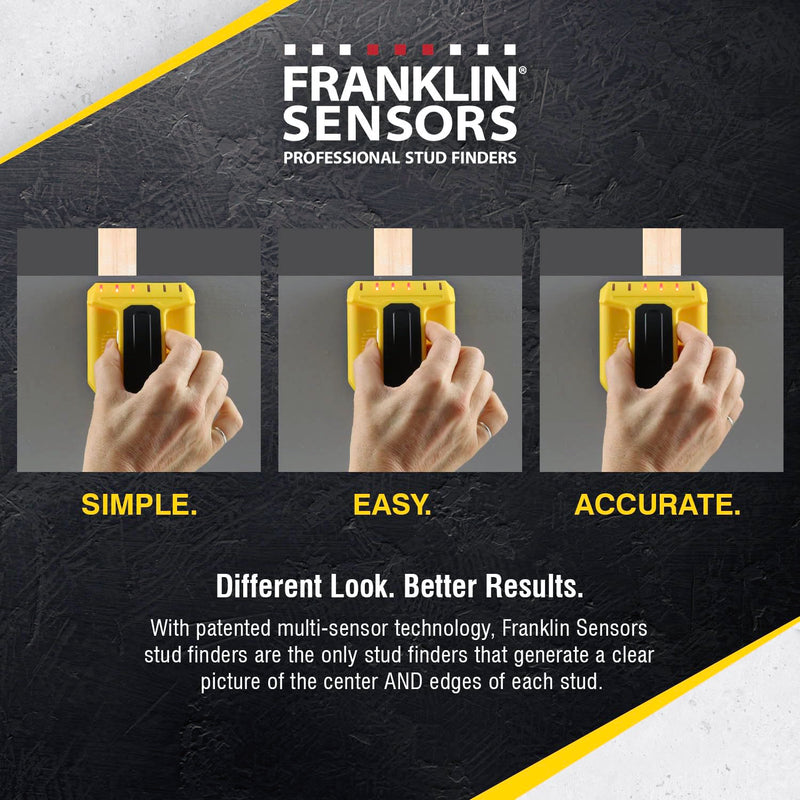 Franklin Sensors ProSensor T6 Stud Finder with 6-Sensors, Wood & Metal Stud Detector/Wall Scanner Small - NewNest Australia