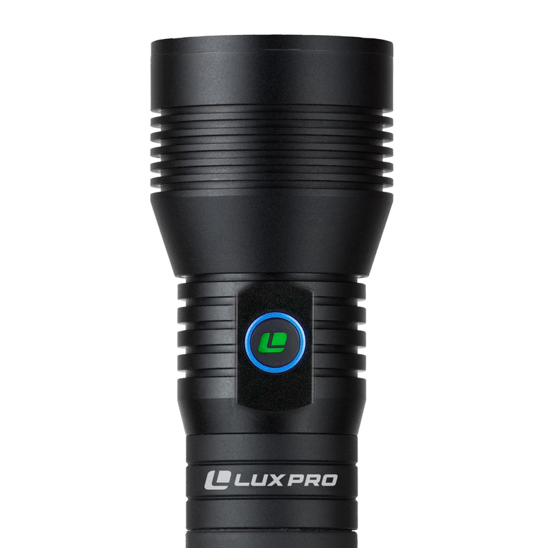 LUXPRO LP1305 High-Output, Long-Range Handheld Flashlight - 2000 Lumens - Battery-Powered LED Flashlight for Power Outages, Camping & More - Batteries Included