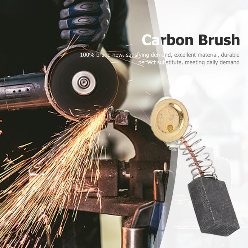 40Pcs Electric Motor Carbon Brushes 10 Different Sizes for Replacement Repair Power Tool Part 40PCS 40
