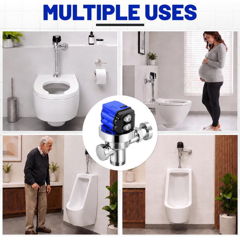 Chumia Compatible with G2 Optima Ecos Flushometers 1.28/1.6 Gpf 4 Aa
