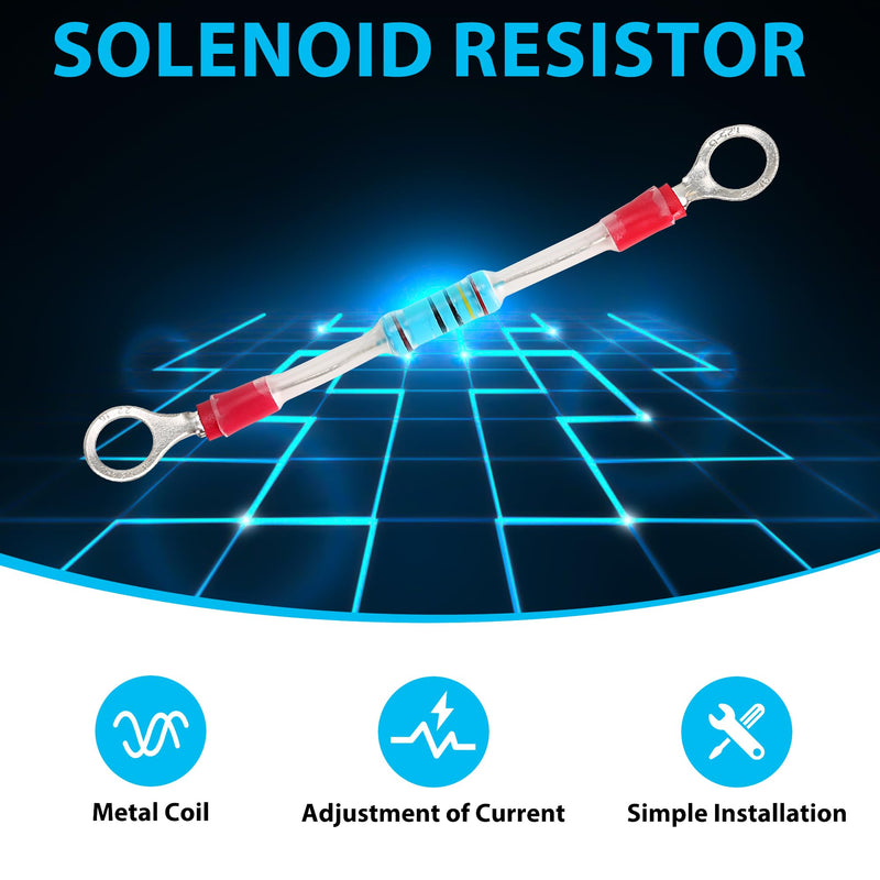 10L0L Golf Cart 48V Solenoid Assembly for Golf Cart Club Car DS (1995 Up) Precedent (2000 Up) 4 Terminals with Solenoid Resistor Replace Part 101908701 1014947