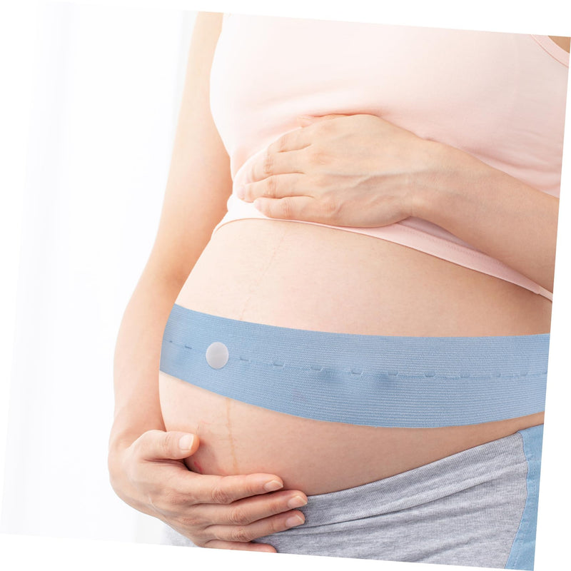2pcs Fetal Heart Rate Monitoring Fetal Monitoring Fetal Heart Monitoring Strap Women Accessories Fetal Monitoring Strap Belly Support Prenatal Women's Nylon