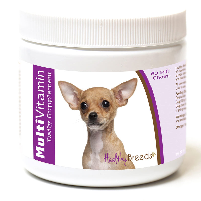 Healthy Breeds Chihuahua Multi-Vitamin Soft Chews 60 Count 60 Ct