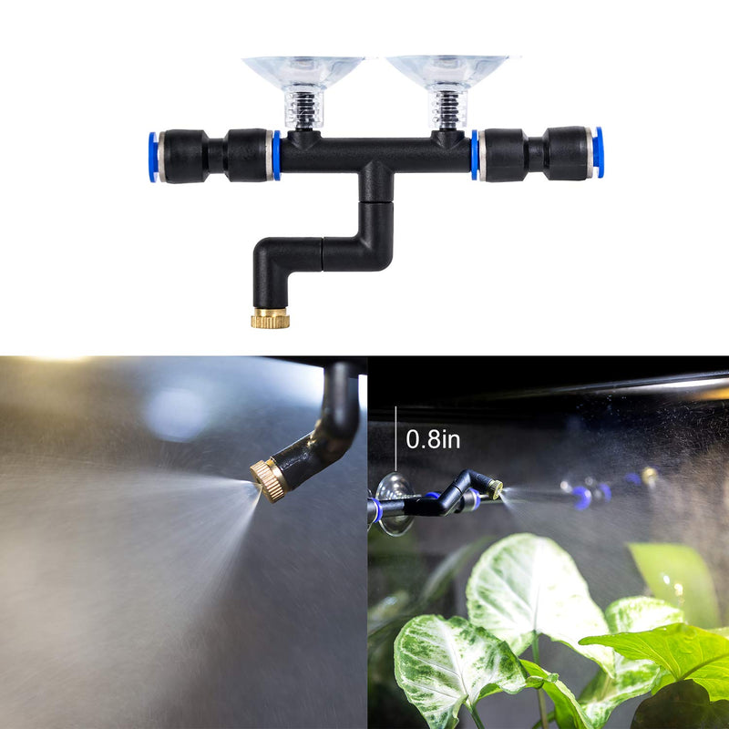 REPTI ZOO 4 Pieces Spray Nozzles Adjustable Fine Misting Water for Reptiles - PawsPlanet Australia
