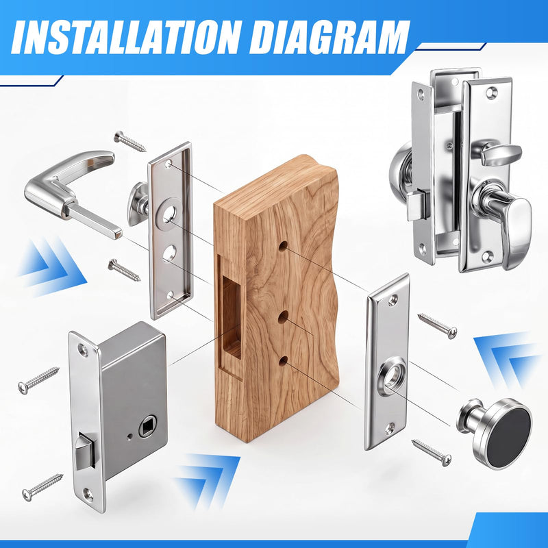 Moxweyeni Mortise Lock Set with Bolt