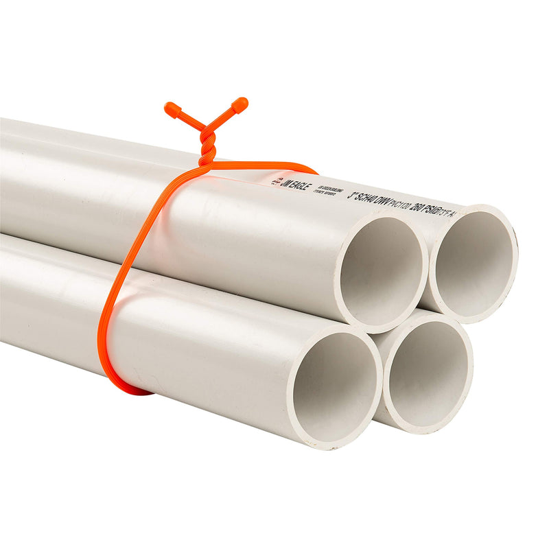 Nite Ize, Inc. GT32-31-2R3 Nite Ize Original Gear, Reusable Rubber, 32 Inch, 2-Pack, Bright Orange, Made in the USA Twist Tie, 32"-2 Pack