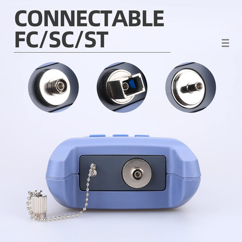 FTTH Fiber Optical Power Meter with Light Source SC FC Connector Optic Test Equipment for CCTV Communication Engineering OPM-70~+10dBm