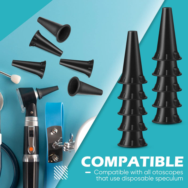 Treela 200 Pcs Otoscope Tips Plastic Disposable Ear Specula Cover Replacement Specula for Diagnostic Otoscopes Adults(4.25 mm) 4.25 mm