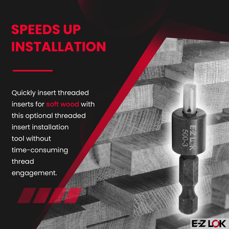 E-Z LOK Drive Tool - Optional - Use with 329-4, 329-401, 329-428, 303-4, 303-428, 319-4, 319-428, 335-4, 450-6, 550-1420, 650-6, 400-4, 400-428, 400-M6 500-3
