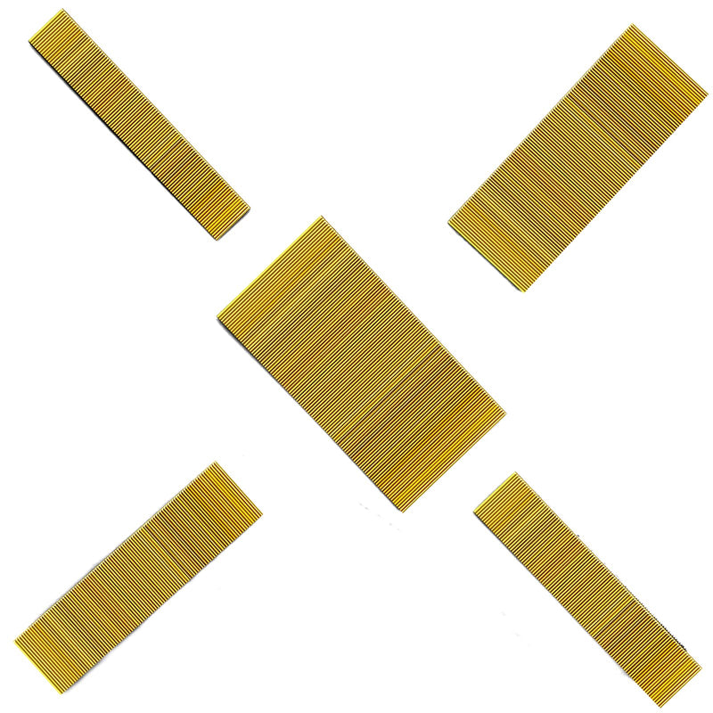 23 Gauge Pinner Nails (1/2",9/16",3/4",1",1-3/8") 5000 pcs Assorted 5 Sizes' Headless Pin Nails for 23 GA Pneumatic or Electric Pinner or pin Gun,Project Pack