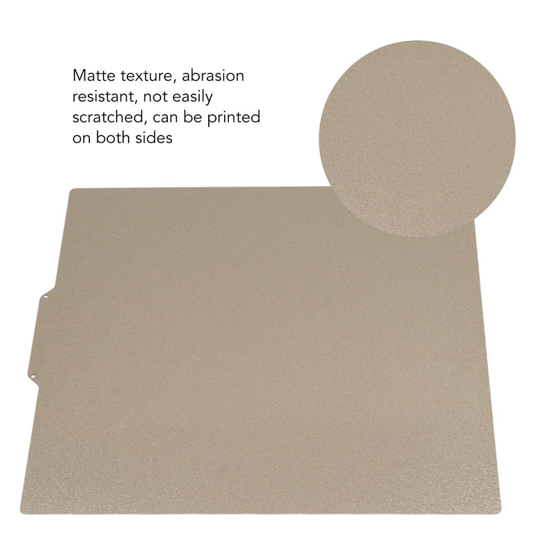 3D Printer Build Plate 325x325mm Double Sided PEI Coating Flexible Spring Steel Plate 3D Printer Bed for QIDI X