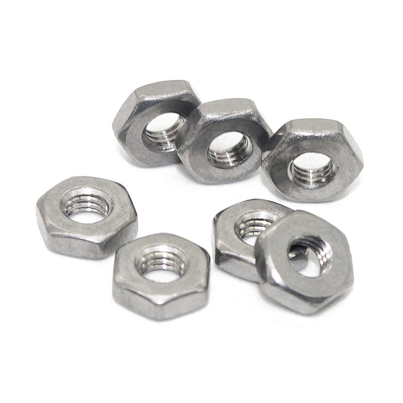 Fullerkreg 10-24 Machine Screw Hex Nuts, Stainless Steel 18-8, Bright Finish, Quantity 100 10-24 (100 Pack)