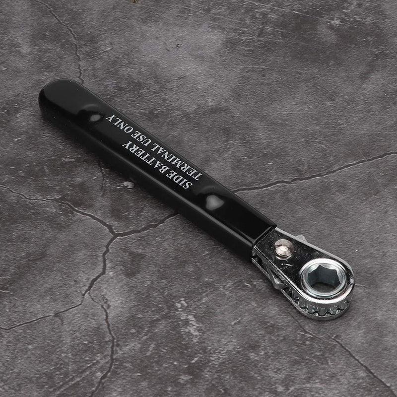 Side Terminal Wrench, 5/16" 6 Side Terminal Battery Ratchet Point End Insulated Handle Wrench Auto Repair Wrench Tool