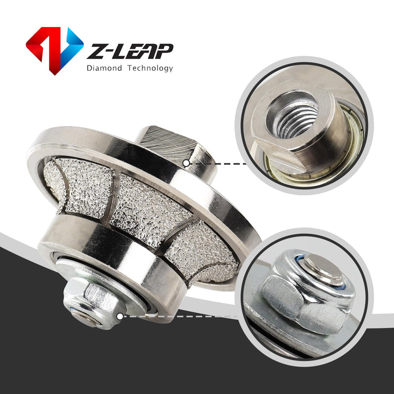 B10 3/8 inch Half Bullnose Roundover Diamond Hand Profiler for Granite Concrete Marble Stone 5/8-11 Thread B10 3/8"
