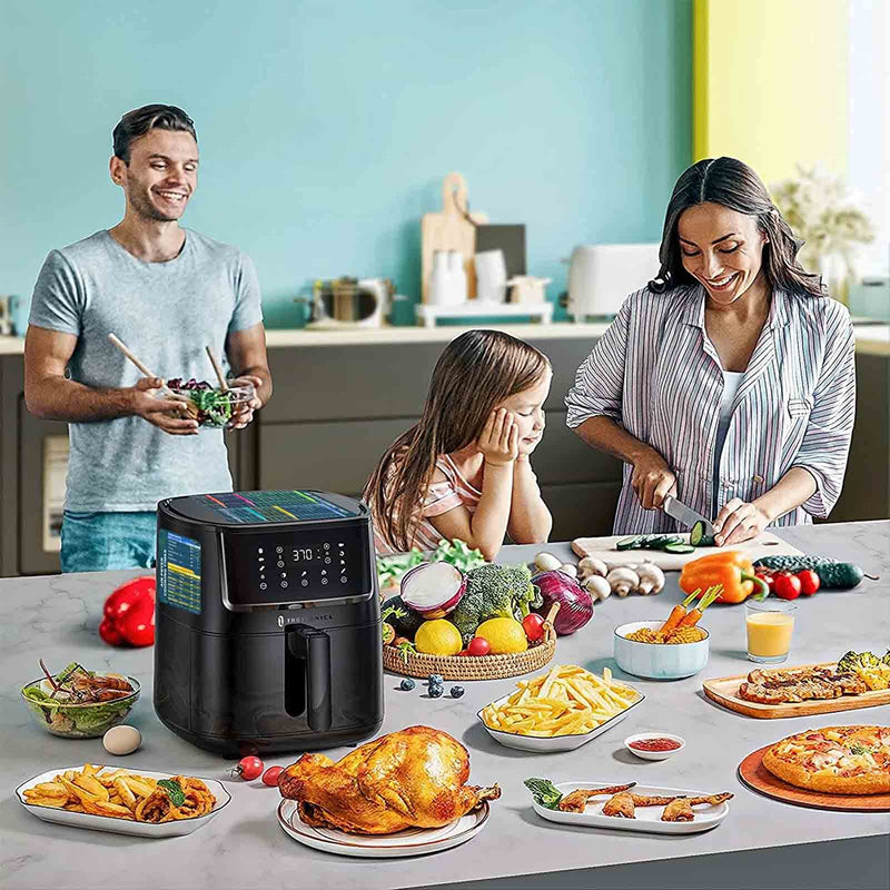 Air Fryer Accessories Cook Times,Air Fryer Magnetic Cheat Sheet Set,Air Fryer Chart Magnet Sheet- Quick Reference Guide for Cooking and Frying (Air Fryer Accessories) Air Fryer Accessories