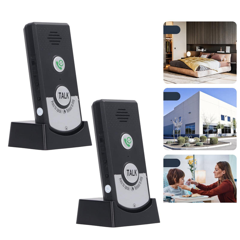 Tgoon Intercom Unit, Intercoms for Home, Power Saving 2 Way Call 2 Pcs Humanized Voice Intercom Long Range for Home