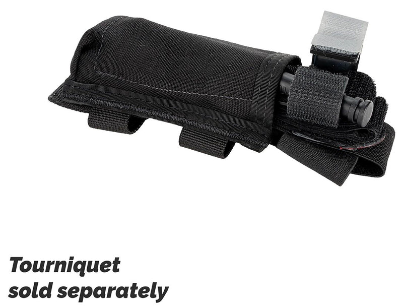 North American Rescue C-A-T Tourniquet Holder (Black) NAR CAT Gen 6, Gen 7 Tactical TQ Pouch MOLLE Connectors for Duty Belt, Gear, Vest (30-0057)