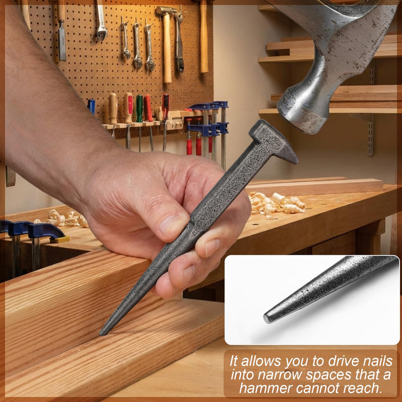 3 Pcs 1/8" Nail Punch Tool Set for Woodworking Japanese Nail Setter Heavy Duty Black Steel Durable Precision Tool for Woodworking and Finishing Projects 3