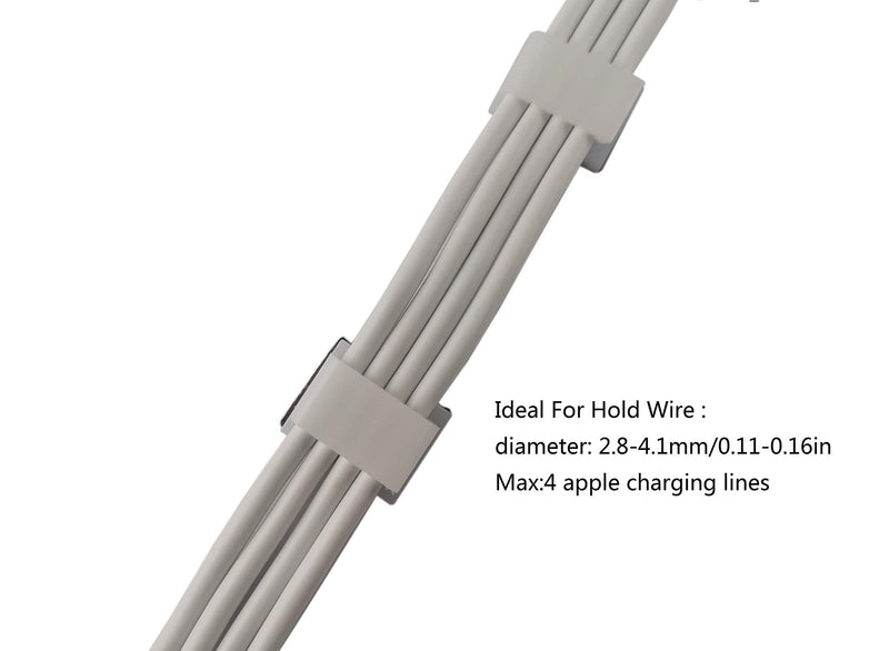 LED Strip Light Clips self Adhesive mounting Brackets Cable Clamp for 8-10mm Width IP65 led Strip Light Cable Clips Wire Holder for Dash cams,Network Cables 100Pack White